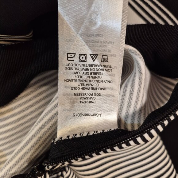 ARMANI EXCHANGE high waisted black and white shorts - Picture 5 of 13